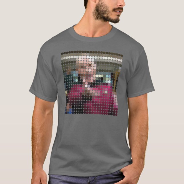 Picard WTF Meme pixeldot T-Shirt (Vorderseite)