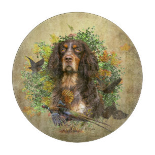 Picardie Spaniel , Jagdsaison Schneidebrett