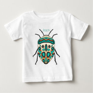 Picasso Bug Cartoon Illustration Baby T-shirt