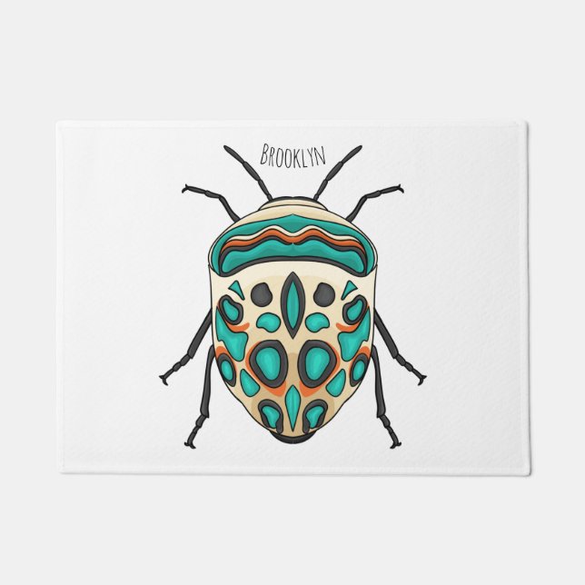 Picasso bug cartoon illustration fußmatte (Vorderseite)