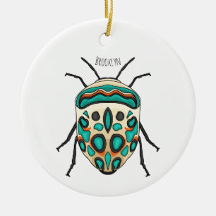 Picasso Bug Cartoon Illustration Keramik Ornament
