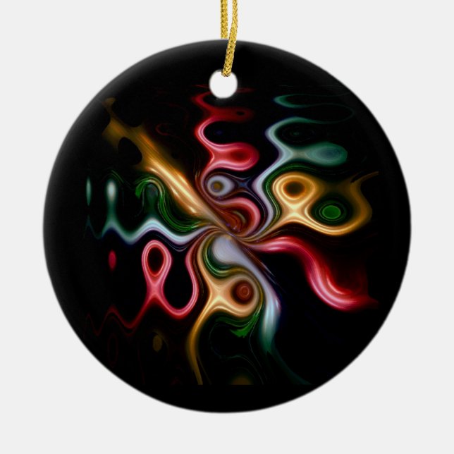 Picasso Rose Keramikornament (Vorne)