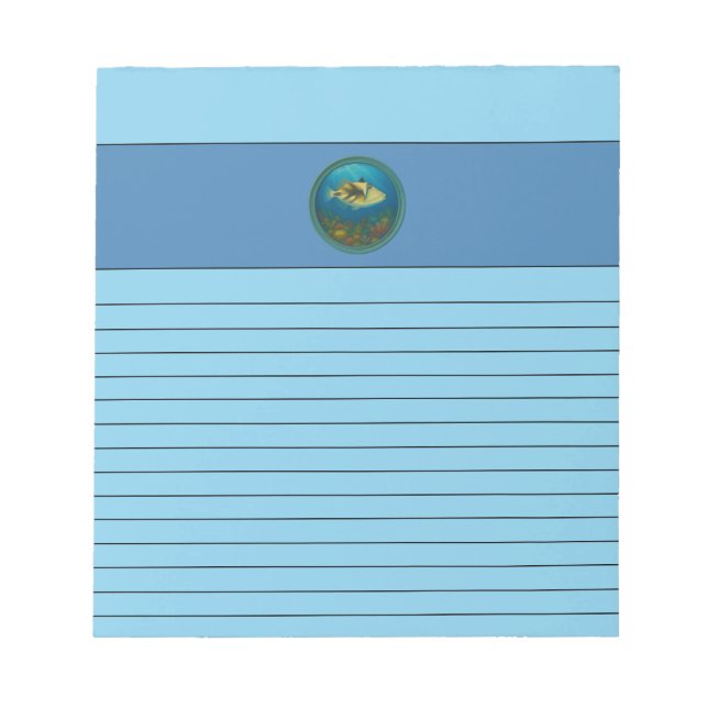 Picasso Triggerfish Notepad Notizblock (Vorderseite)