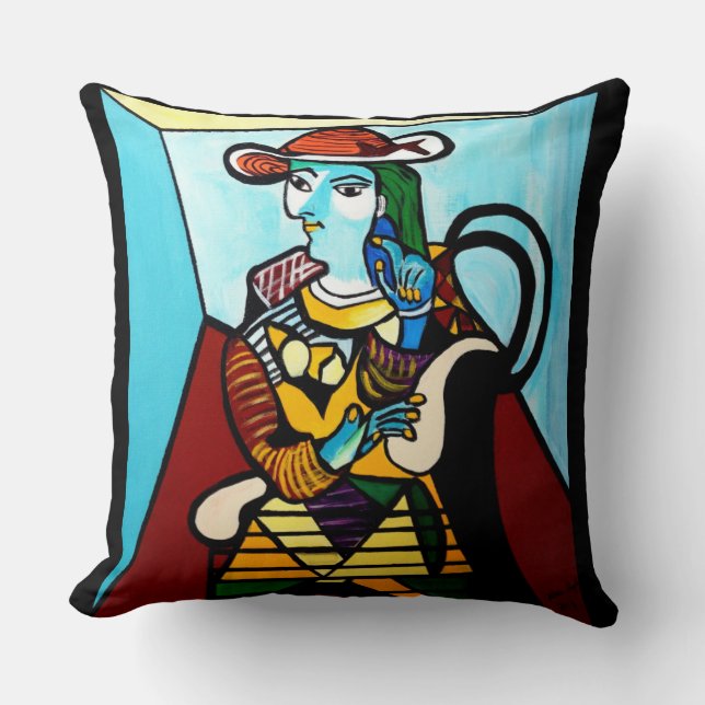 PICASSO VON NORA GEWARTET KISSEN (Vorderseite)