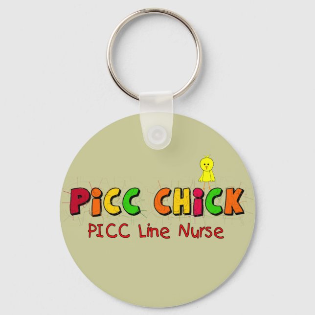 PICC LINE Krankengeschenke Schlüsselanhänger (Vorderseite)