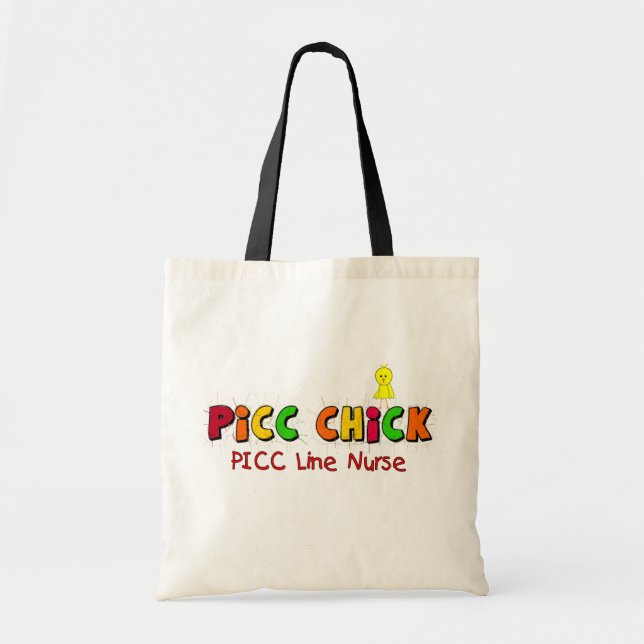 PICC LINIE Krankenschwester-Geschenke Tragetasche (Vorne)