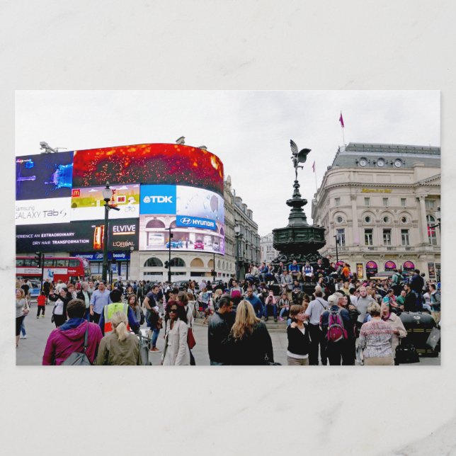 Piccadilly Circus - Berufliches Foto Briefpapier (Vorderseite)
