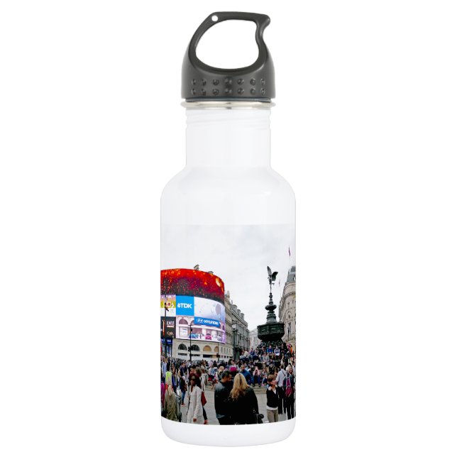 Piccadilly Circus - Berufliches Foto Trinkflasche (Vorderseite)