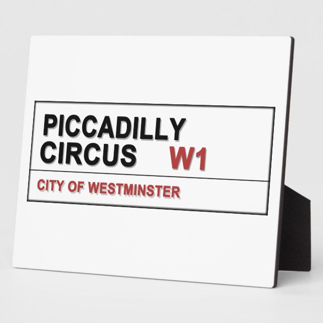 Piccadilly Circus London Fotoplatte (Seite)