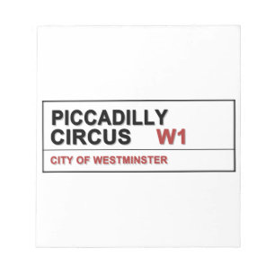 Piccadilly Circus London Notizblock