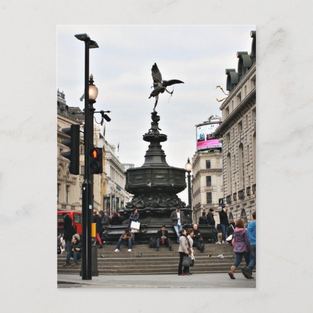 Piccadilly Circus Postkarte (Vorderseite)