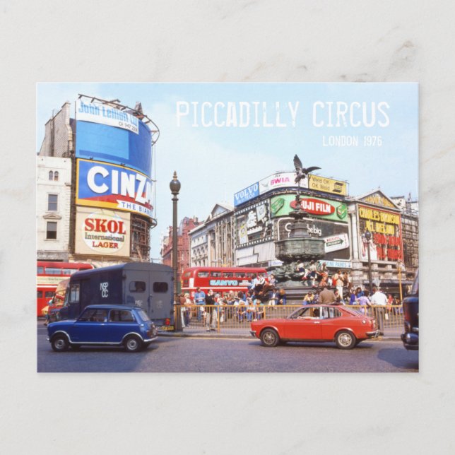 Piccadilly Circus Postkarte (Vorderseite)