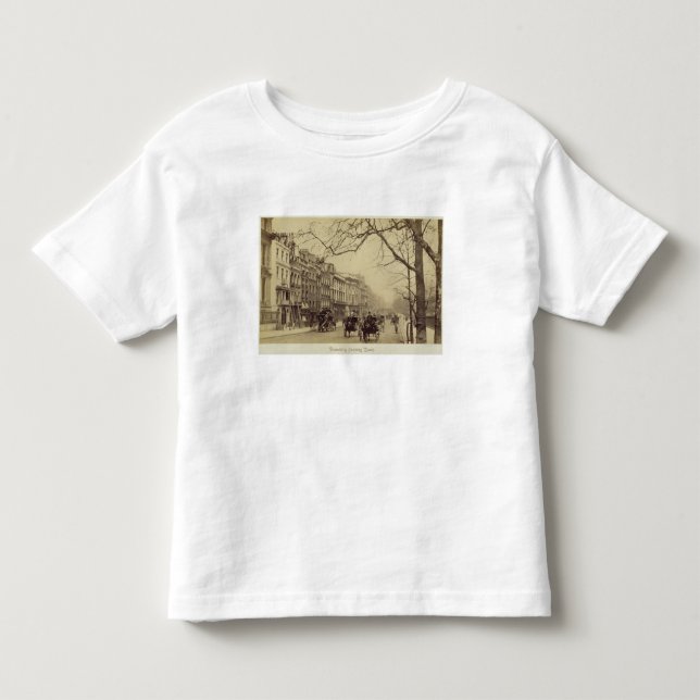 Piccadilly, das Osten, (Sepia-, gegenüberstellt Kleinkind T-shirt (Vorderseite)