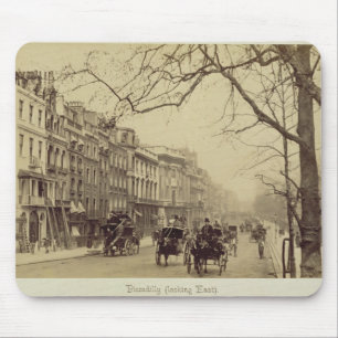 Piccadilly, das Osten, (Sepia-, gegenüberstellt Mousepad