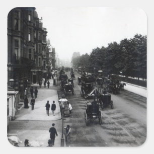 Piccadilly, London 2 Quadratischer Aufkleber