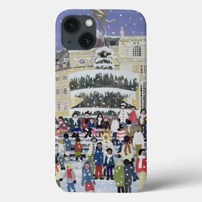 Piccadilly Snow Scene Case-Mate iPhone Hülle (Rückseite)