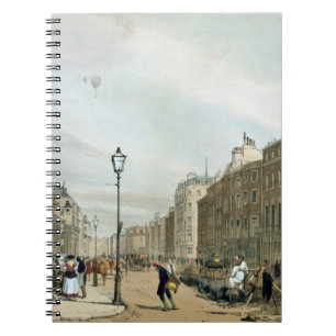 Piccadilly von der Ecke der alten Bondstraße, fü Notizblock