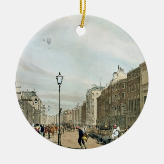 Piccadilly von der Ecke der alten Bondstraße, für Keramik Ornament (Vorne)