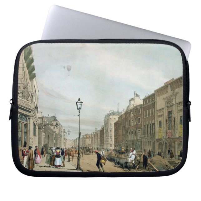 Piccadilly von der Ecke der alten Bondstraße, für Laptopschutzhülle (Vorderseite)