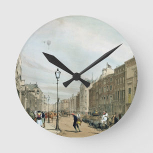 Piccadilly von der Ecke der alten Bondstraße, für Runde Wanduhr