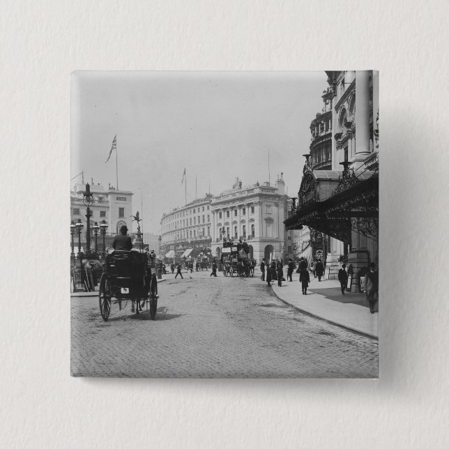 Piccadilly Zirkus Button (Vorderseite)