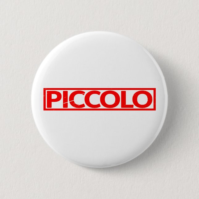 Piccolo Briefmarke Button (Vorderseite)