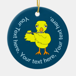 Piccolo Chick Keramik Ornament