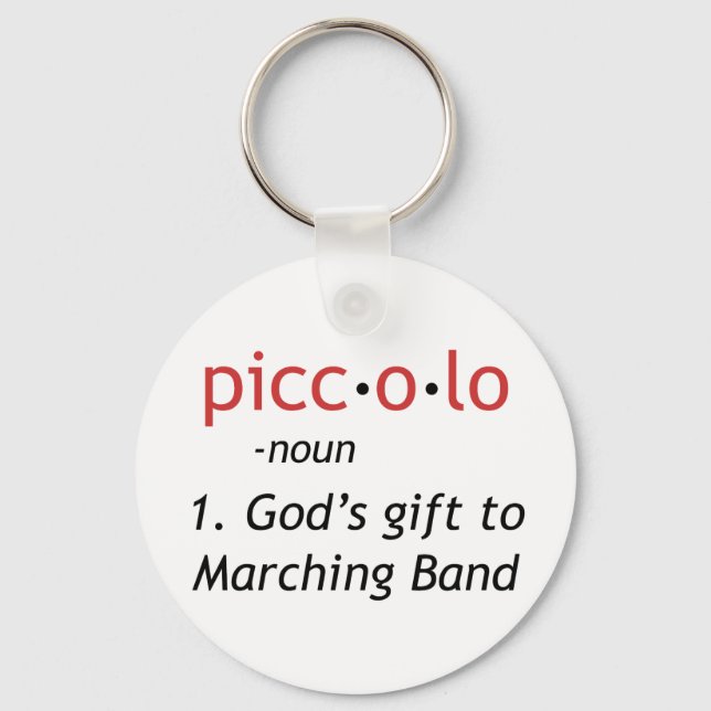 Piccolo Definition Schlüsselanhänger (Vorderseite)