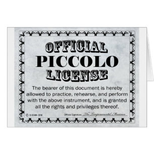 Piccolo-Lizenz