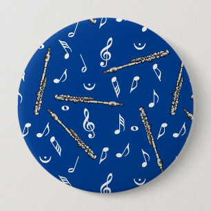 Piccolo Musiknote Pattern Button