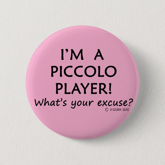 Piccolo Player Entschuldigung Button (Vorderseite)