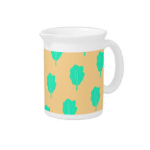 Design de la flore grecque Porcelain Pitcher