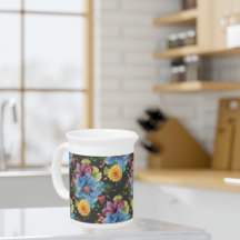 Joli et floral foncé