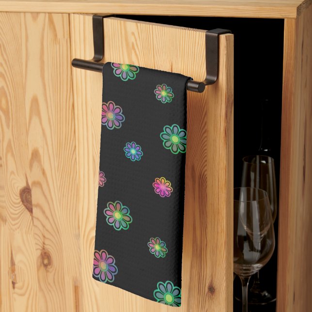 Pick a Posy Custom Background  Geschirrtuch (Drittel gefaltet)