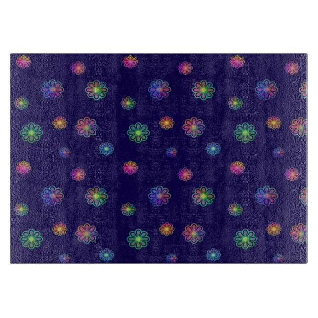 Pick a Posy Custom Background  Schneidebrett (Vorderseite)