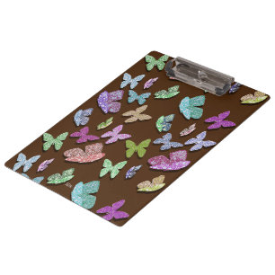 Pick Color Butterflies Surreal & Fluttering Klemmbrett