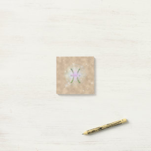Pick Color Pisces Zodiac Astrologisches Zeichen Post-it Klebezettel
