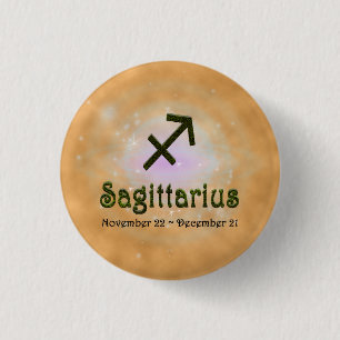 Pick Color Sagittarier Zodiac Astrologisches Zeich Button