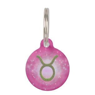 Pick Color Taurus Zodiac Astrologisches Zeichen Haustiermarke