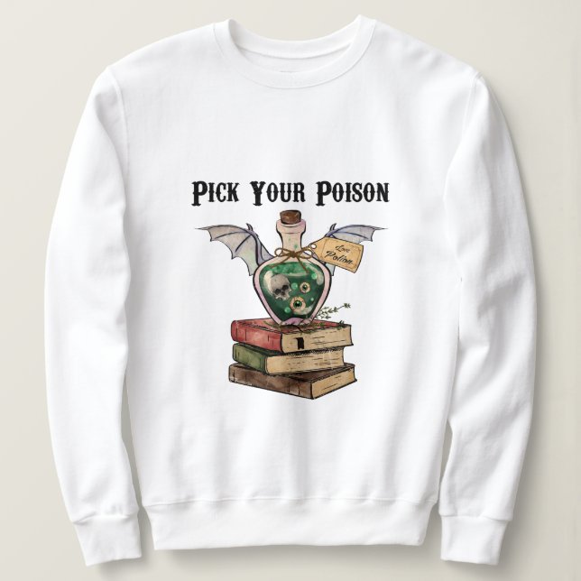 Pick dein Gift Halloween Sweatshirt (Design vorne)