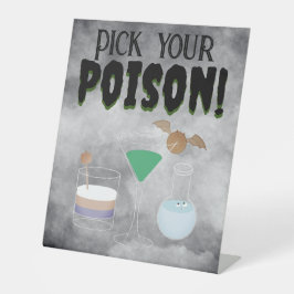 Pick dein Gift Sockelschild