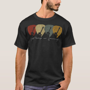 Pick Guitarist Geschenk für akustische Gitarre Vin T-Shirt
