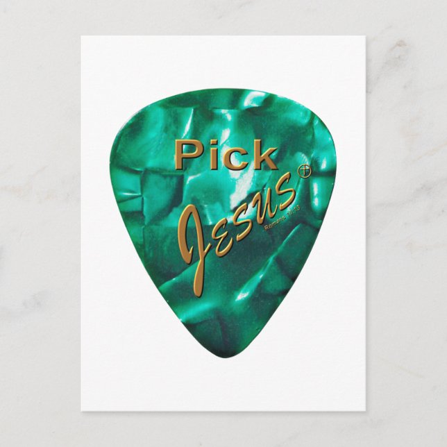 Pick Jesus Postkarte (Vorderseite)