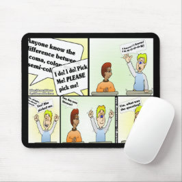 Pick Me Black Mouse Pad Mousepad