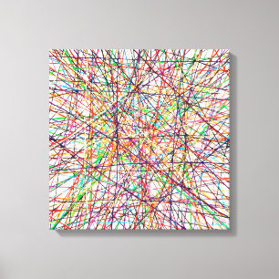 Pick Up Sticks 12 x 12 Wrapped Canvas Leinwanddruck