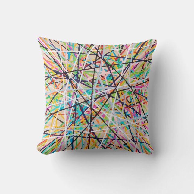 Pick Up Sticks 2 16 x 16 Poly Throw Kissen (Vorderseite)
