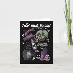 Pick Your Poison's Lustiges Trink mich Zaubertrank Karte