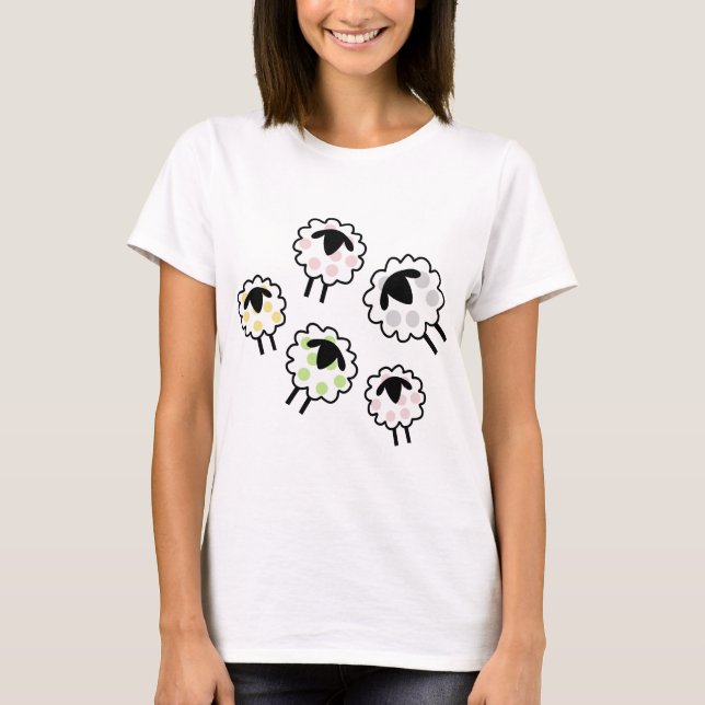 Pickelige Schafe T-Shirt (Vorderseite)