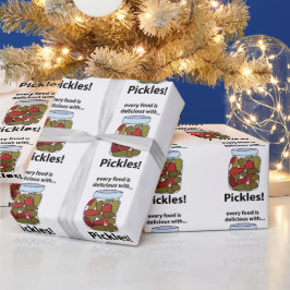 Pickeln Jedes Essen ist köstlich mit Pickles Geschenkpapier
