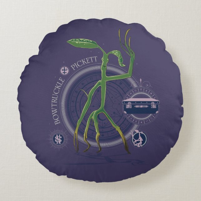 PICKETT™ BOWTRUCKLE™ Graphic Rundes Kissen (Vorderseite)